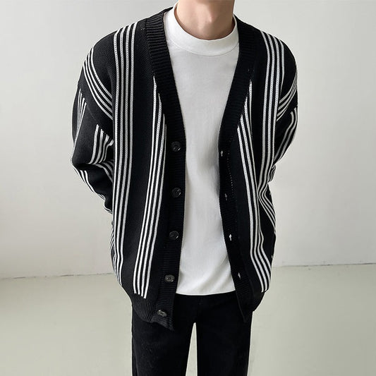 Striped oversized cardigan gm2937