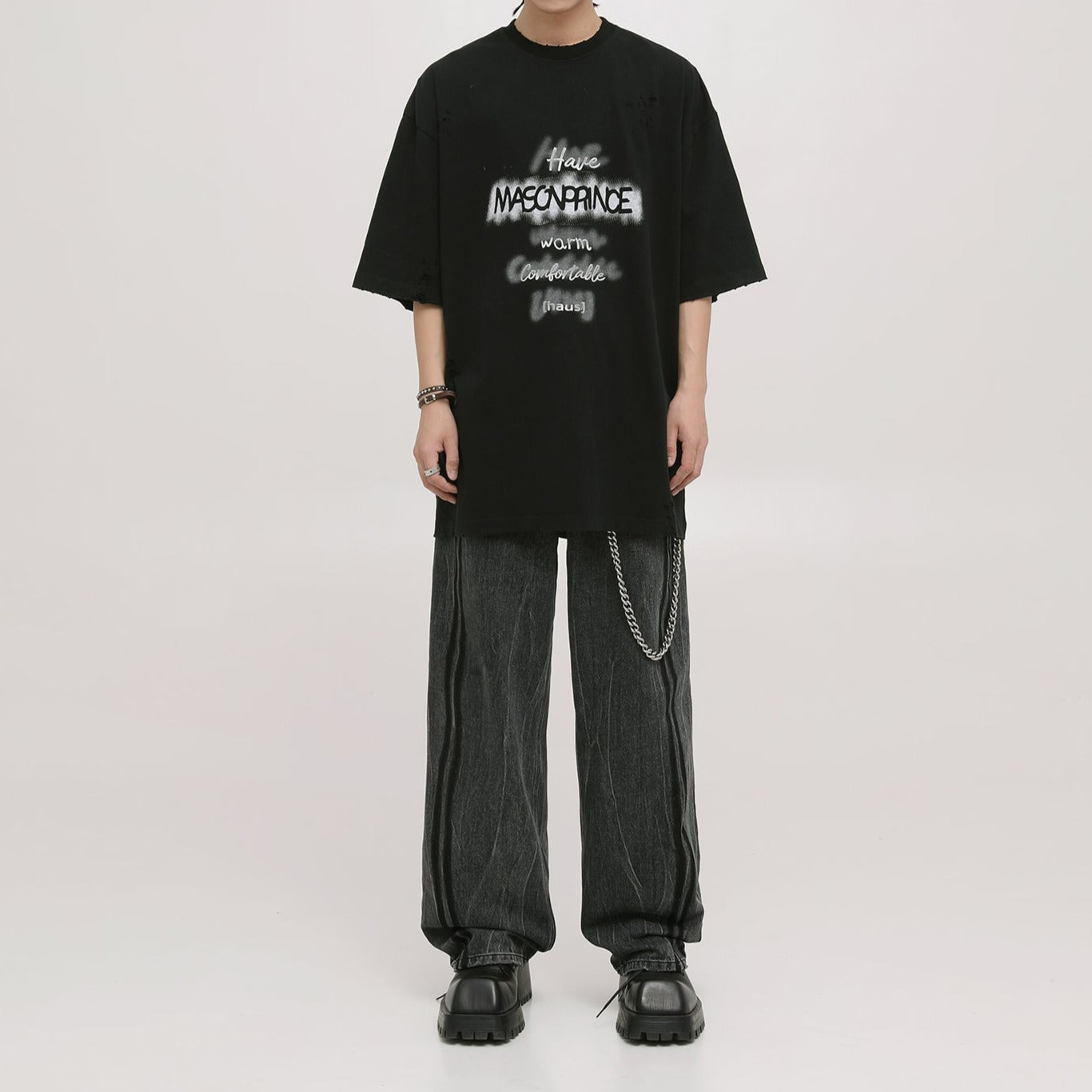 モダングラフィックTシャツ gm7172