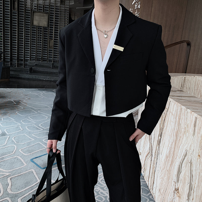 ゴールドバッジショートジャケット gm2511| 韓国メンズ総合ファッション通販