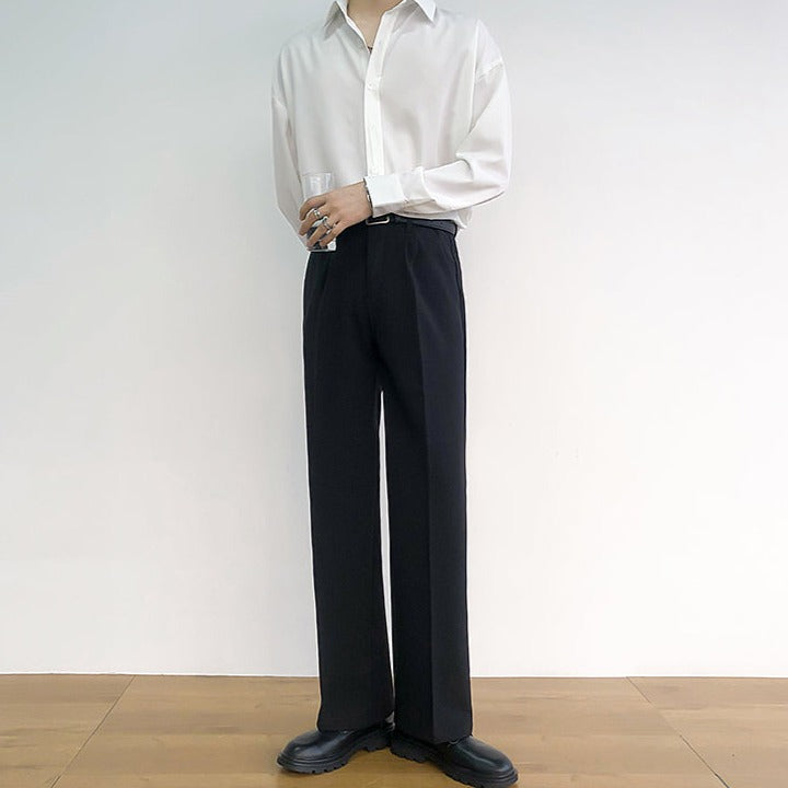 Stylish center press slacks gm5206