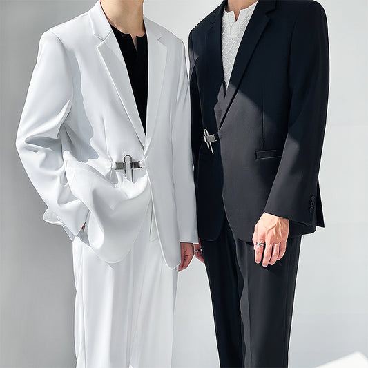 Silver hook belt jacket gm2854