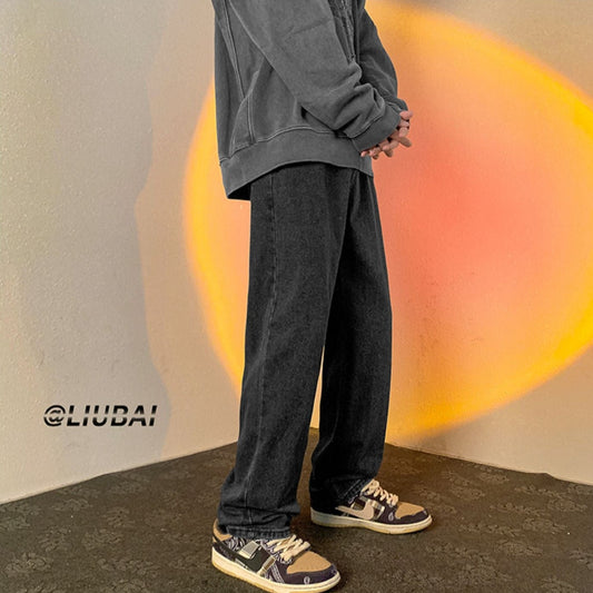 Simple wide casual denim gm3209