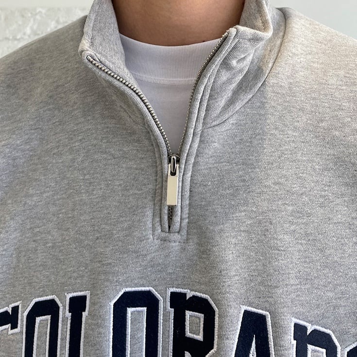 Half zipper sweatshirt gm2129