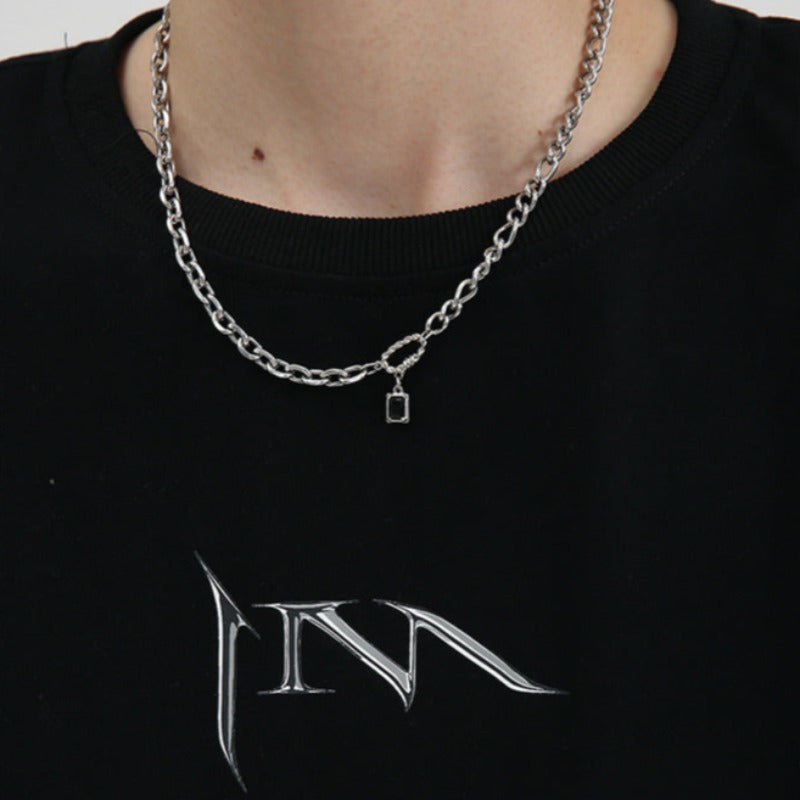 Shoulder pad logo T-shirt gm2575