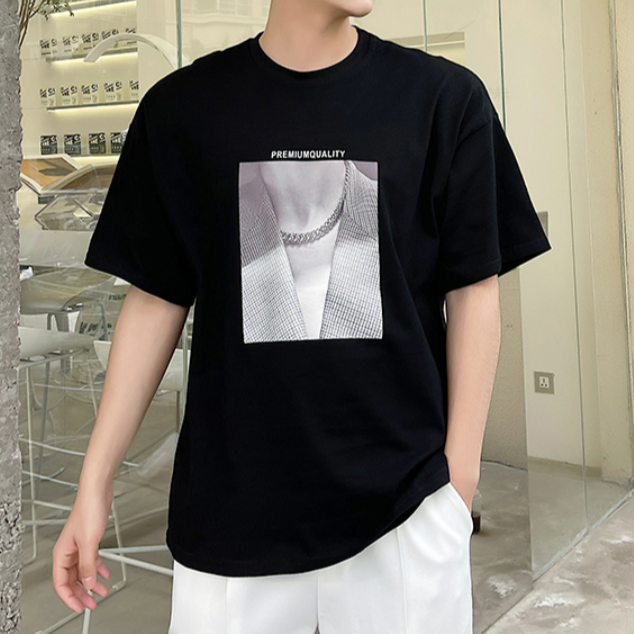 Mode print T-shirt gm4509