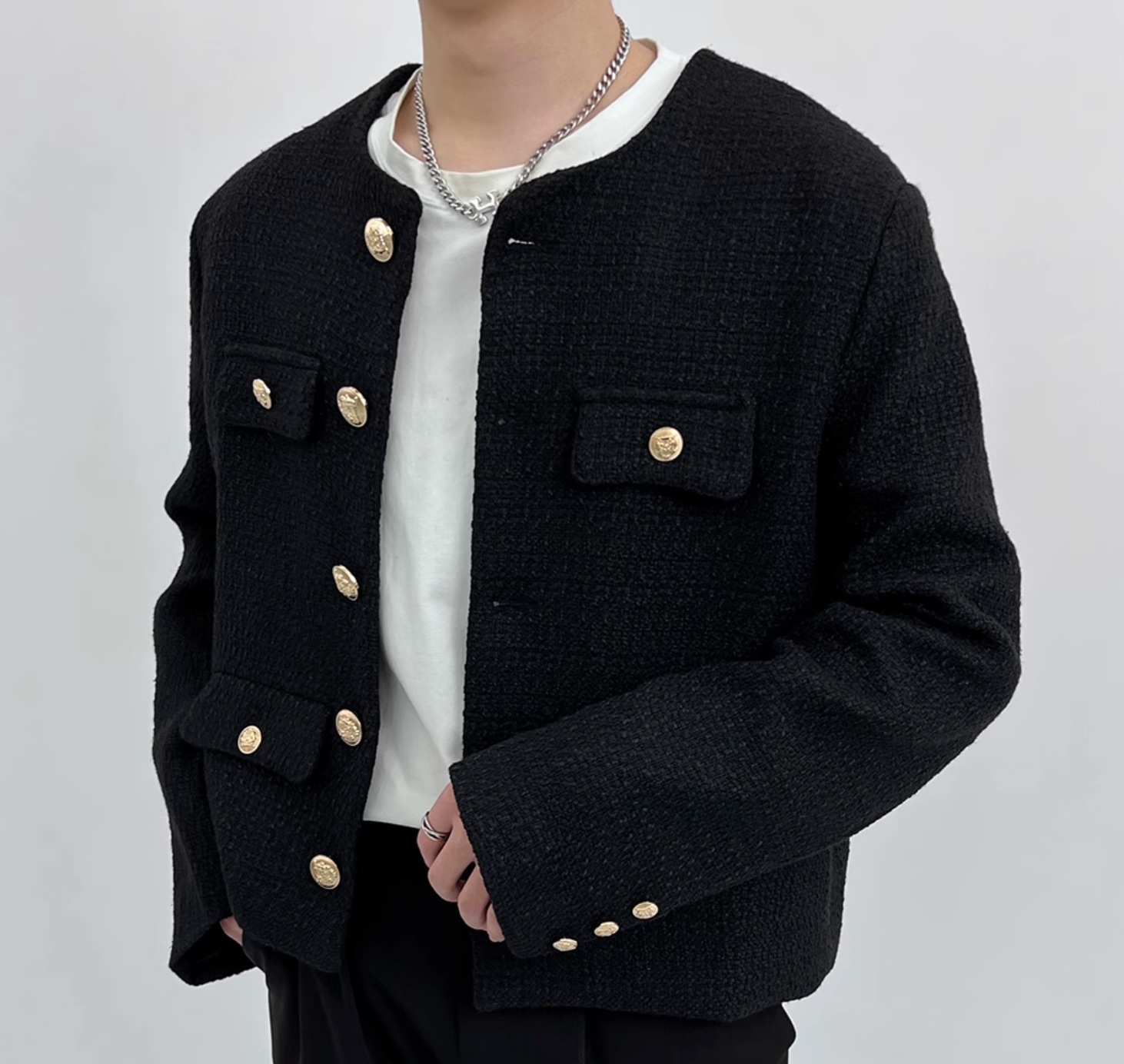 [Only a few left] Mode Gold No Collar Jacket gm15088