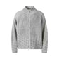 washed zipper sweater gm16245