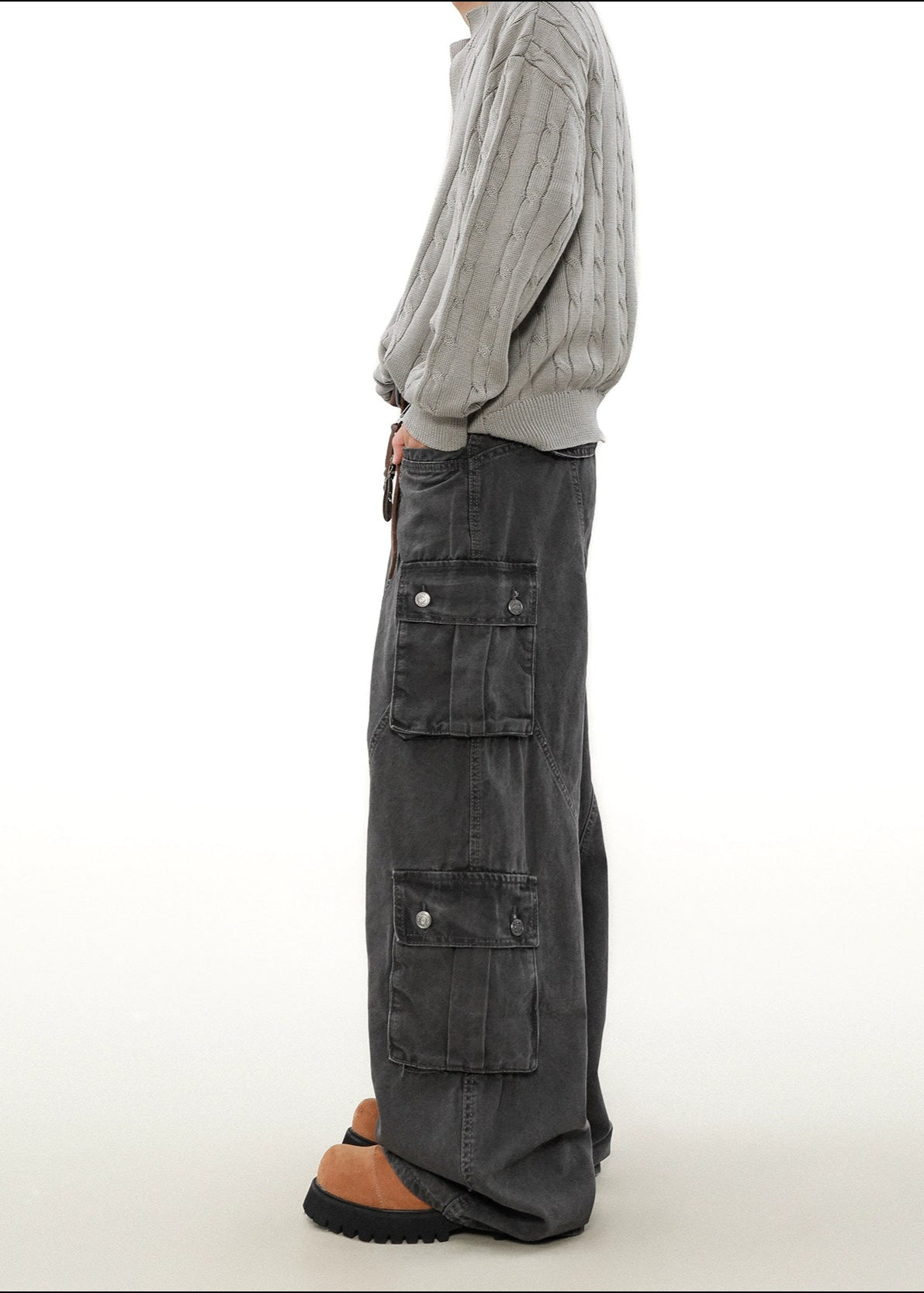 simple straight cargo pants gm16363