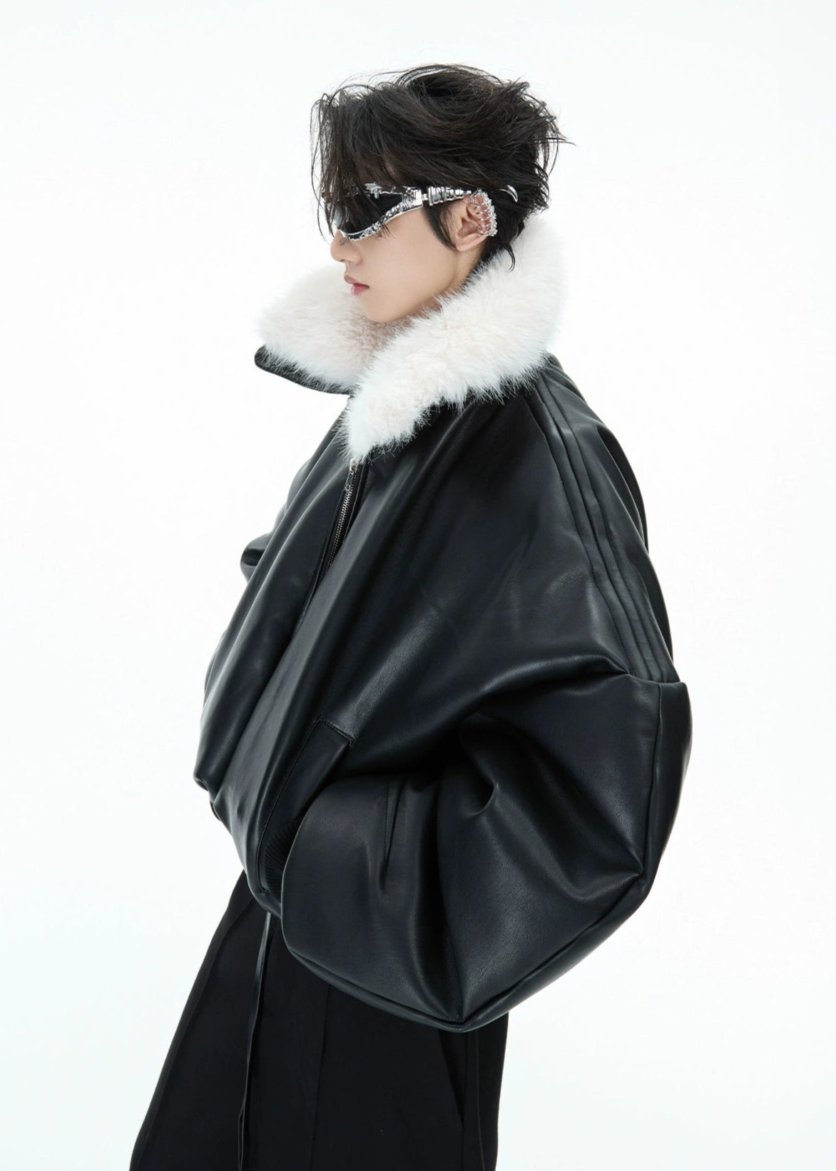 short fur down jacket gm16384