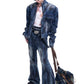 dirty old washed denim jacket gm16300