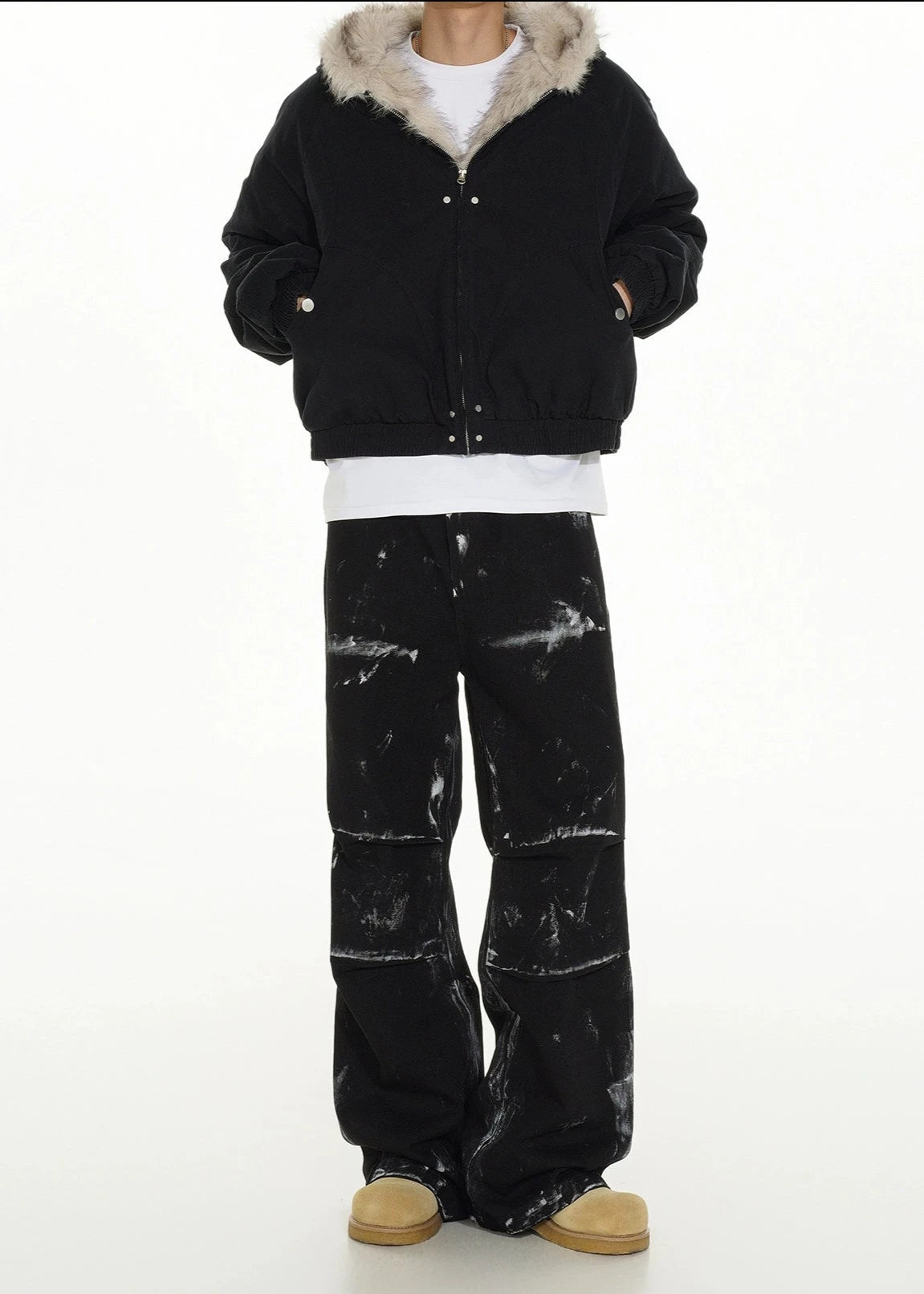 street painted black denim gm16270