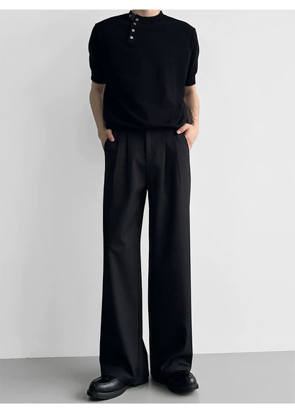 Summer Lightweight Wide Leg Trousers Pants gm16627