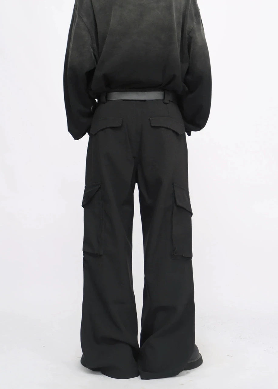 simple black cargo pants gm15844