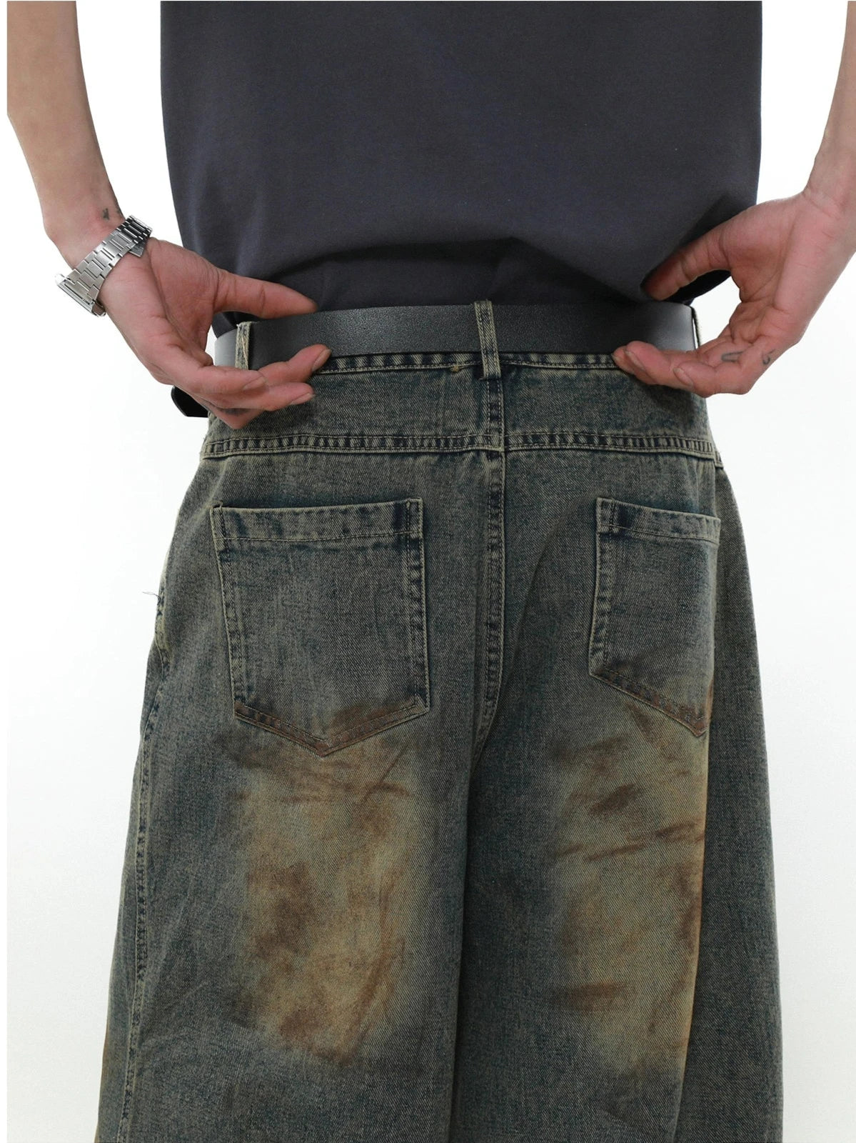 yellow washed denim gm15790