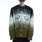 fur contrast gradient knit gm16291