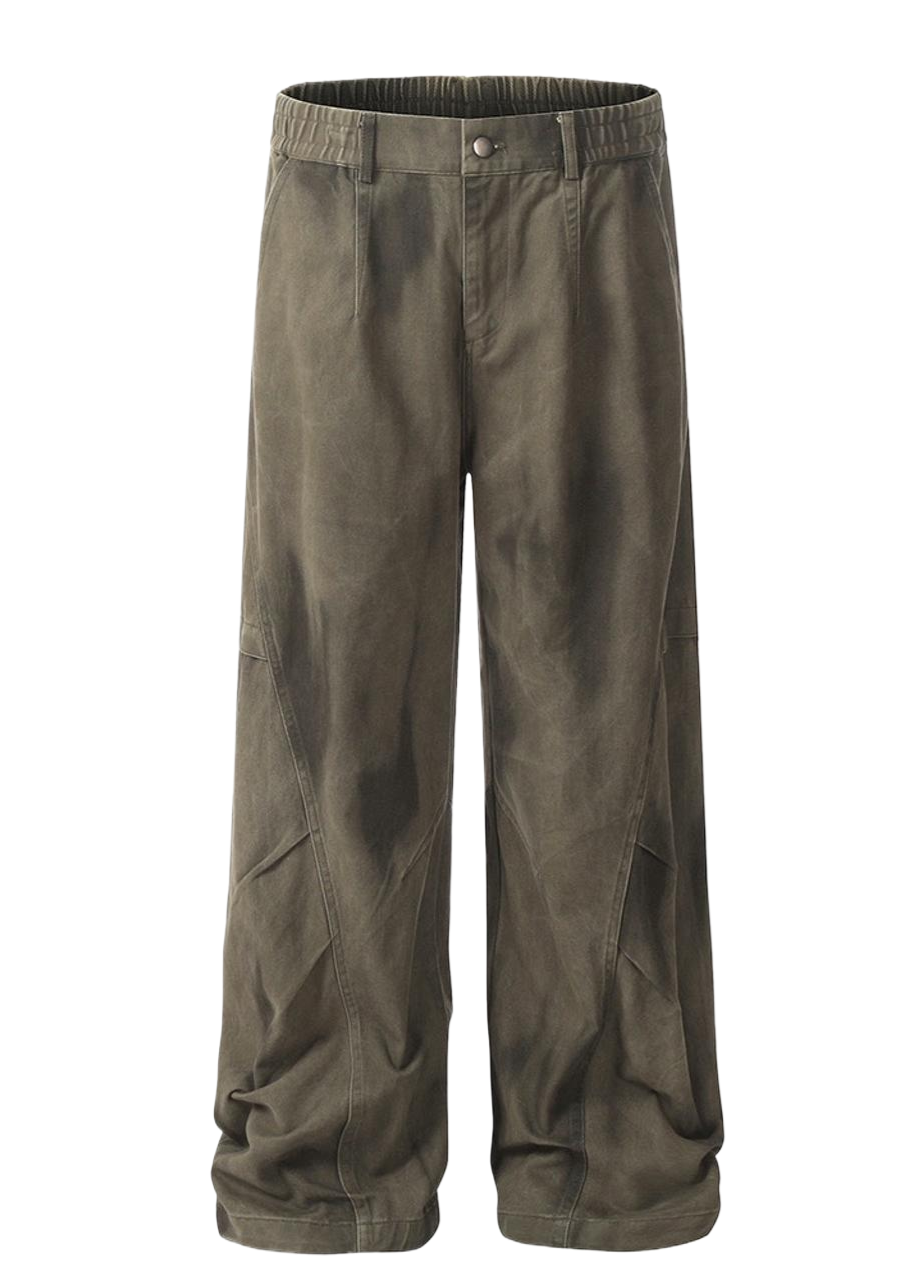 washed geen pants gm16343