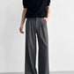 High-Waisted Pleated Wide Leg Trousers Pants gm16626