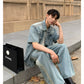 line denim fashin set up gm15199