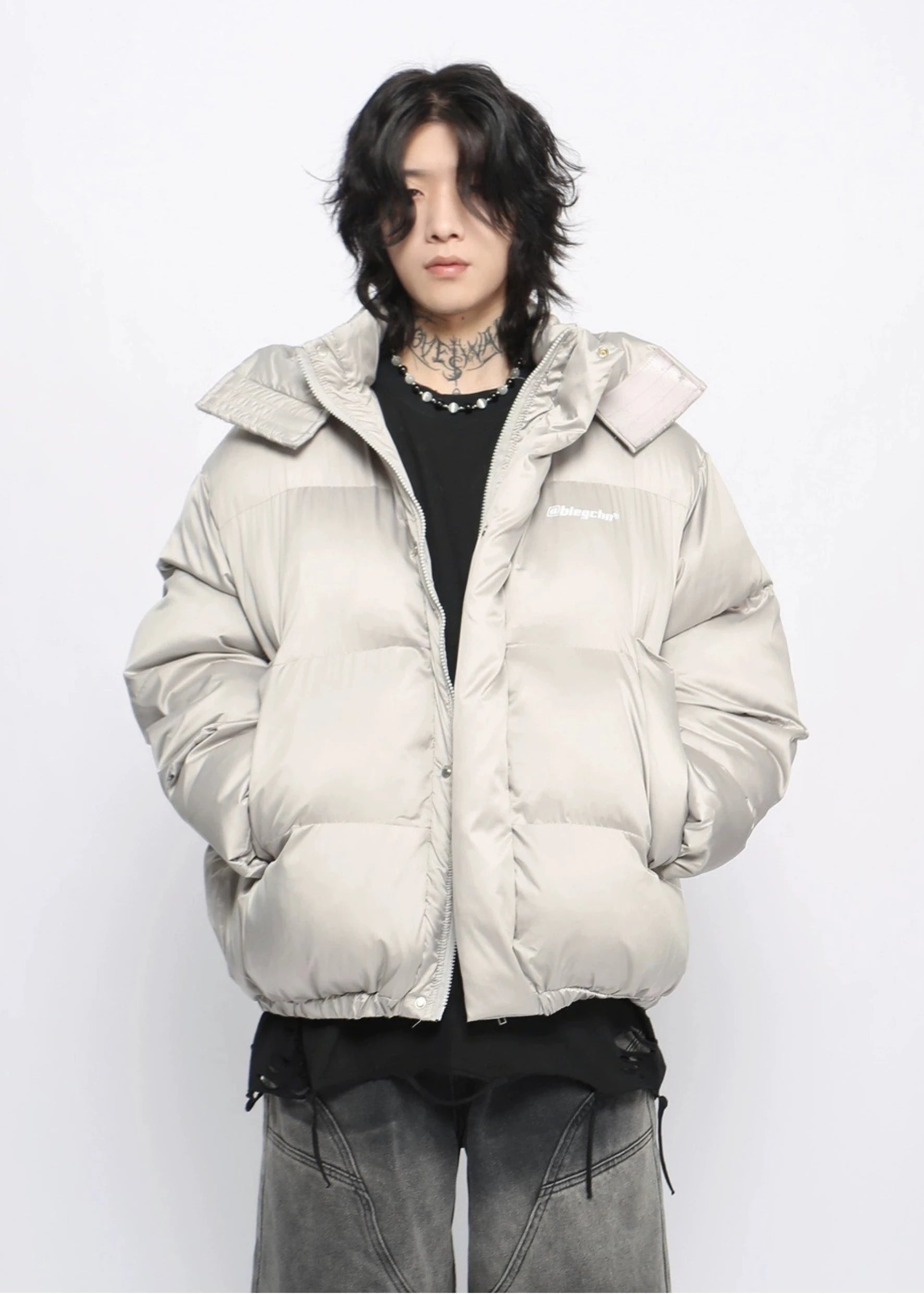 neck warm down jacket gm16341