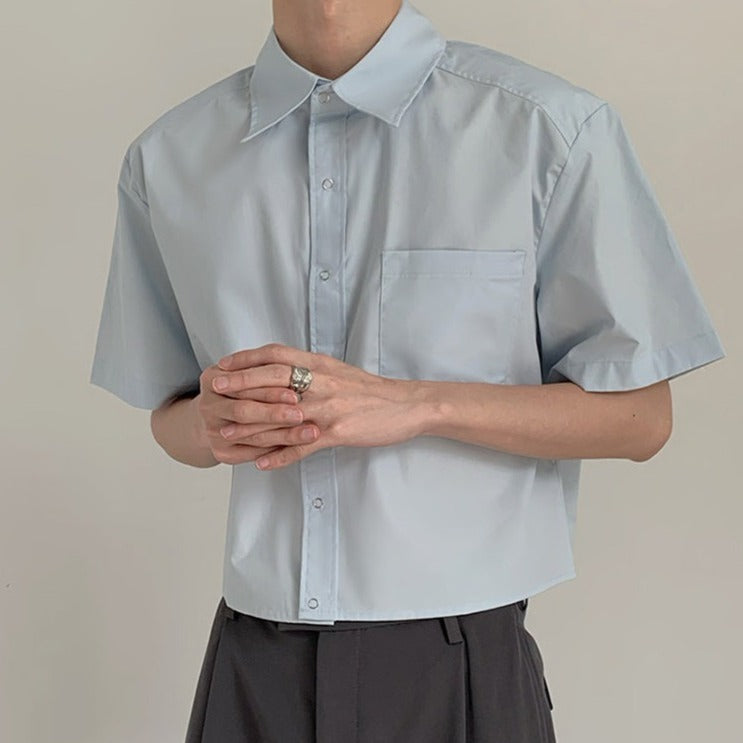 Cool cropped shirt gm5234