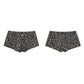Gold Leopard Denim Shorts gm16416