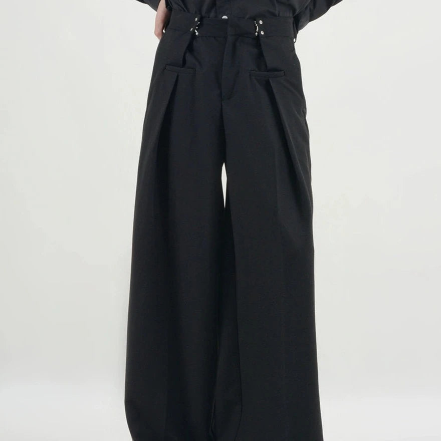 tak pleats slacks gm15148