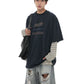 loose casual round neck half-sleeved T-shirts gm15280