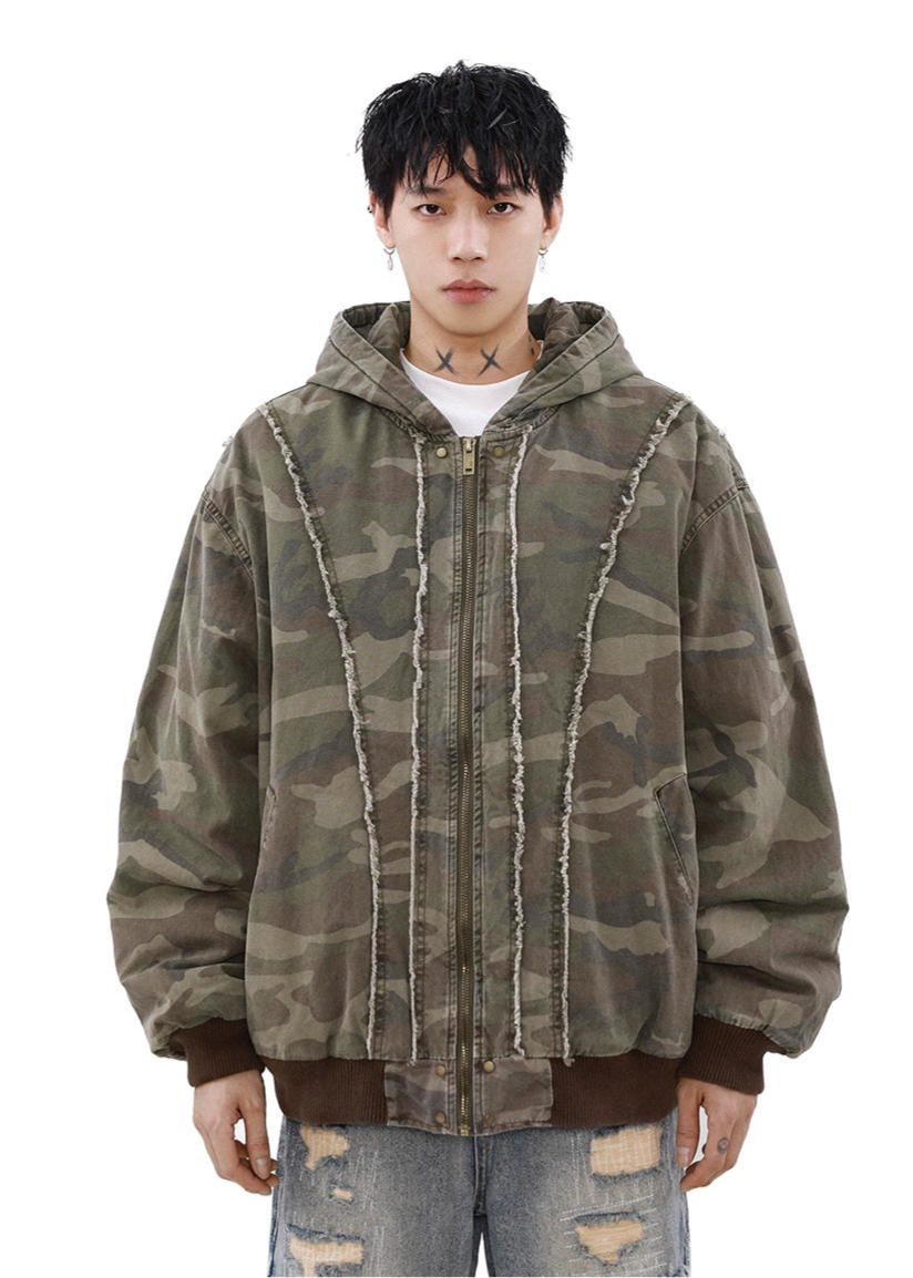 old camouflage flight jacket gm16357