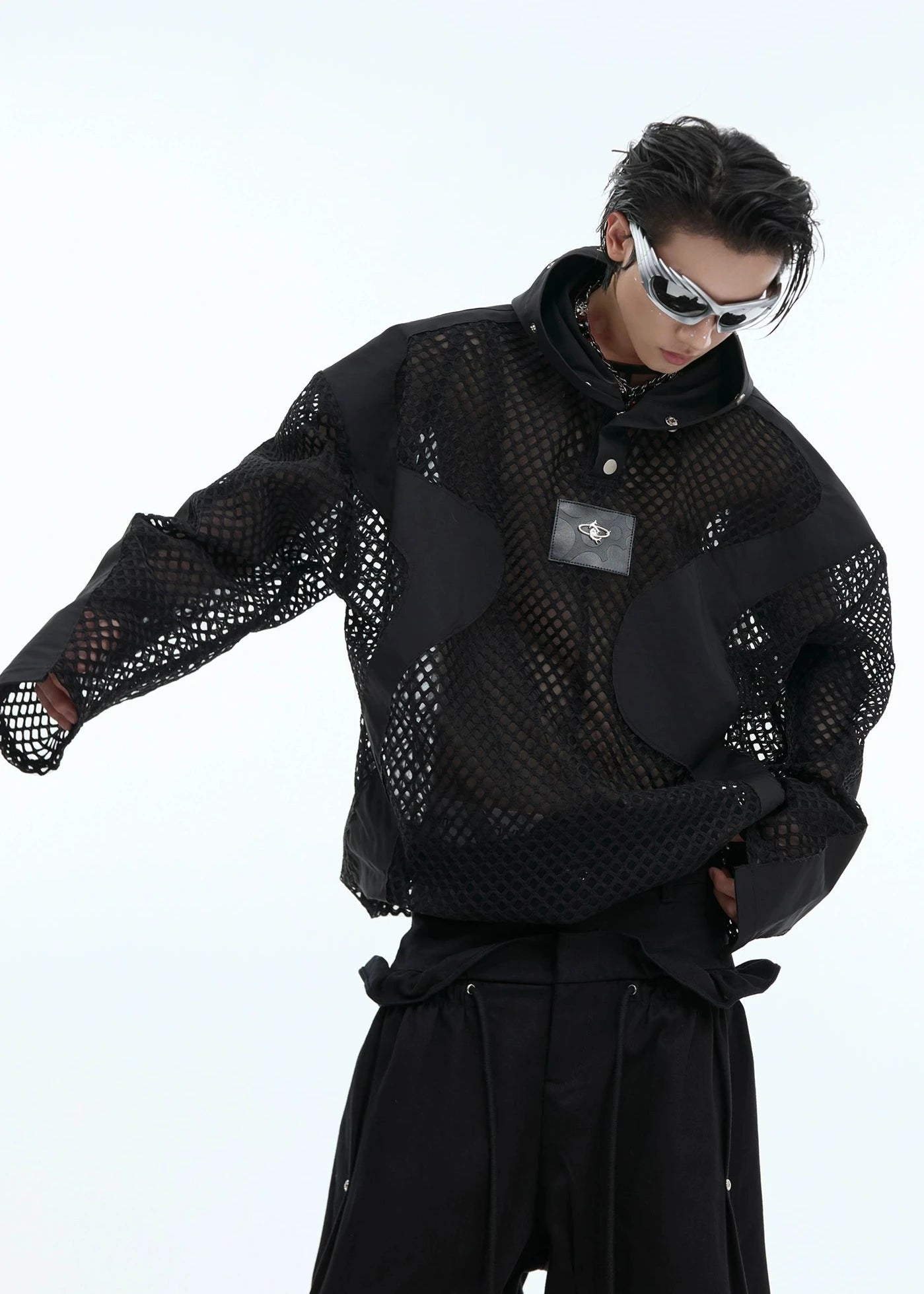 See-through hoodie gm15915