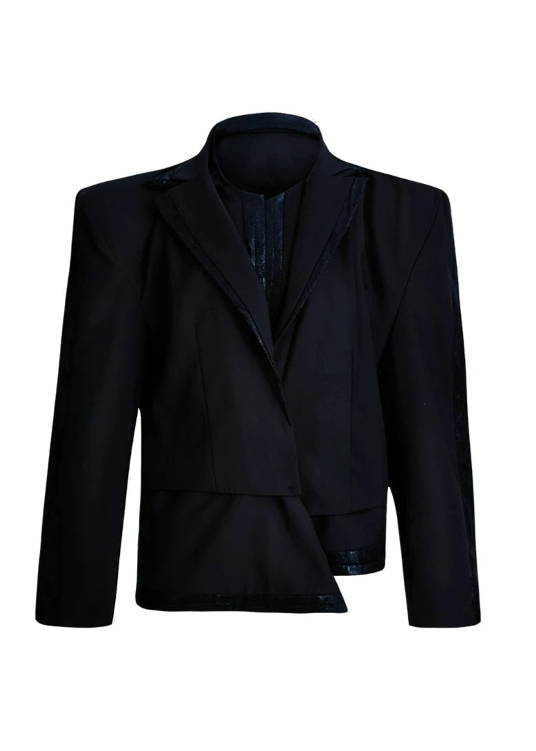 black two-piece jacket gm15924