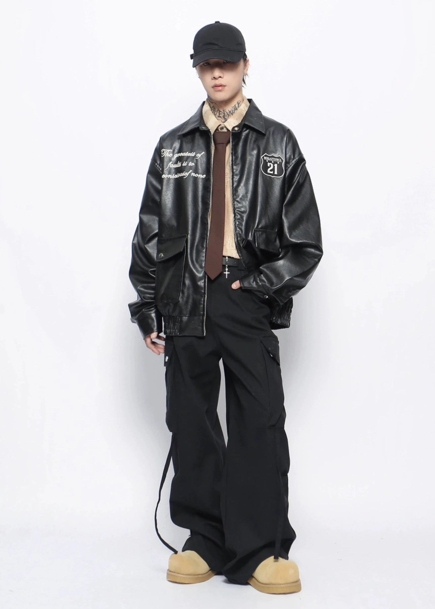 21 leather jacket gm16136