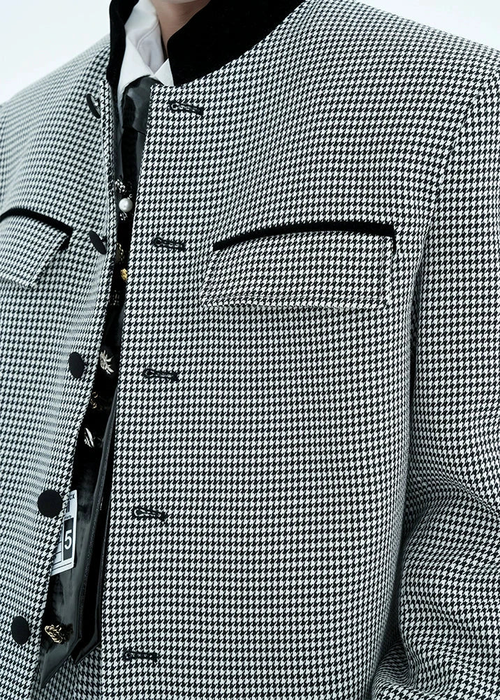 Houndstooth pattern jacketgm15409