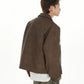 street short leather jacket gm16060