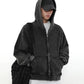 simple black washed hoodie gm15788