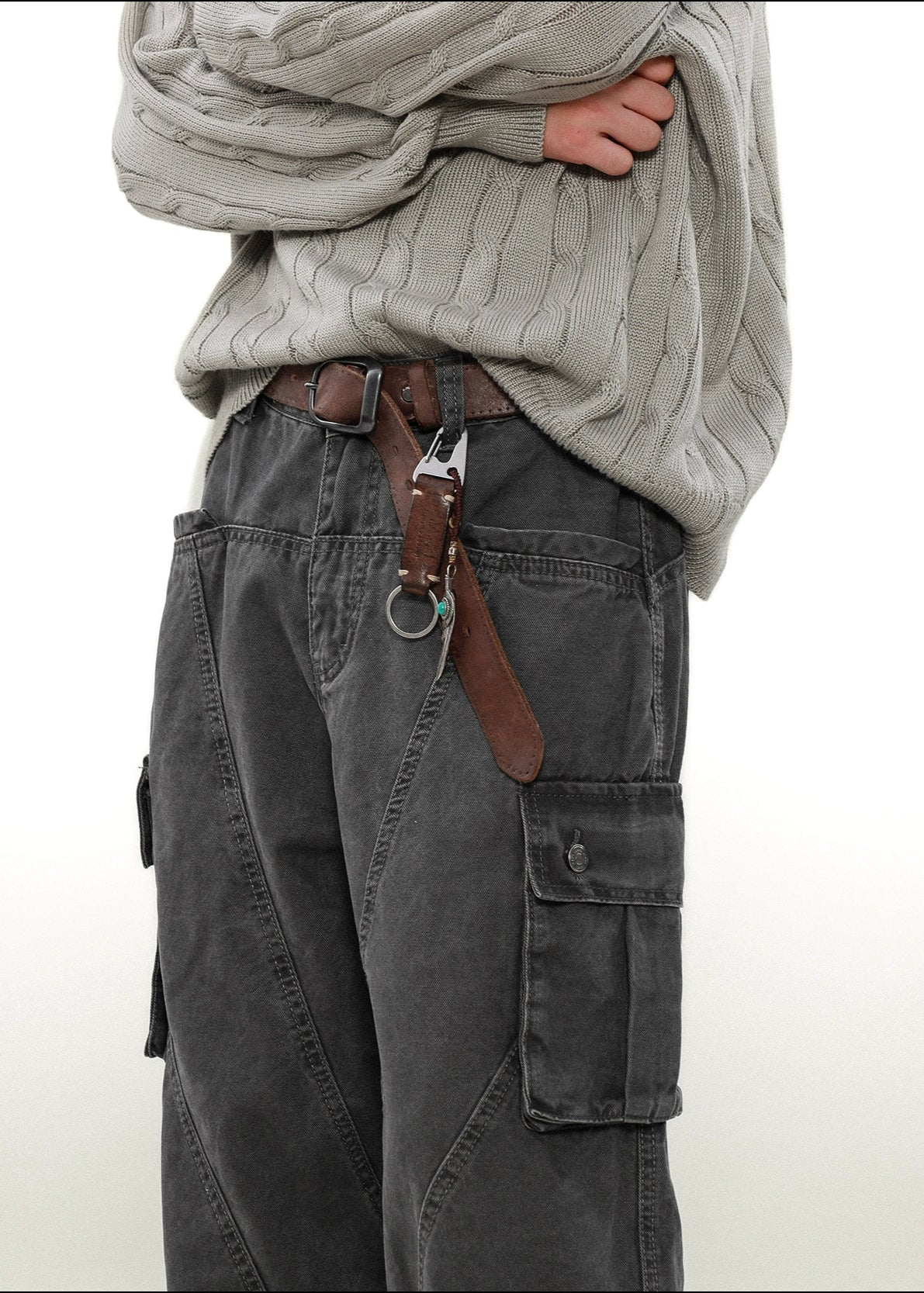 simple straight cargo pants gm16363