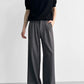 Drapey High-Waisted Wide Leg Trousers Pants gm16625
