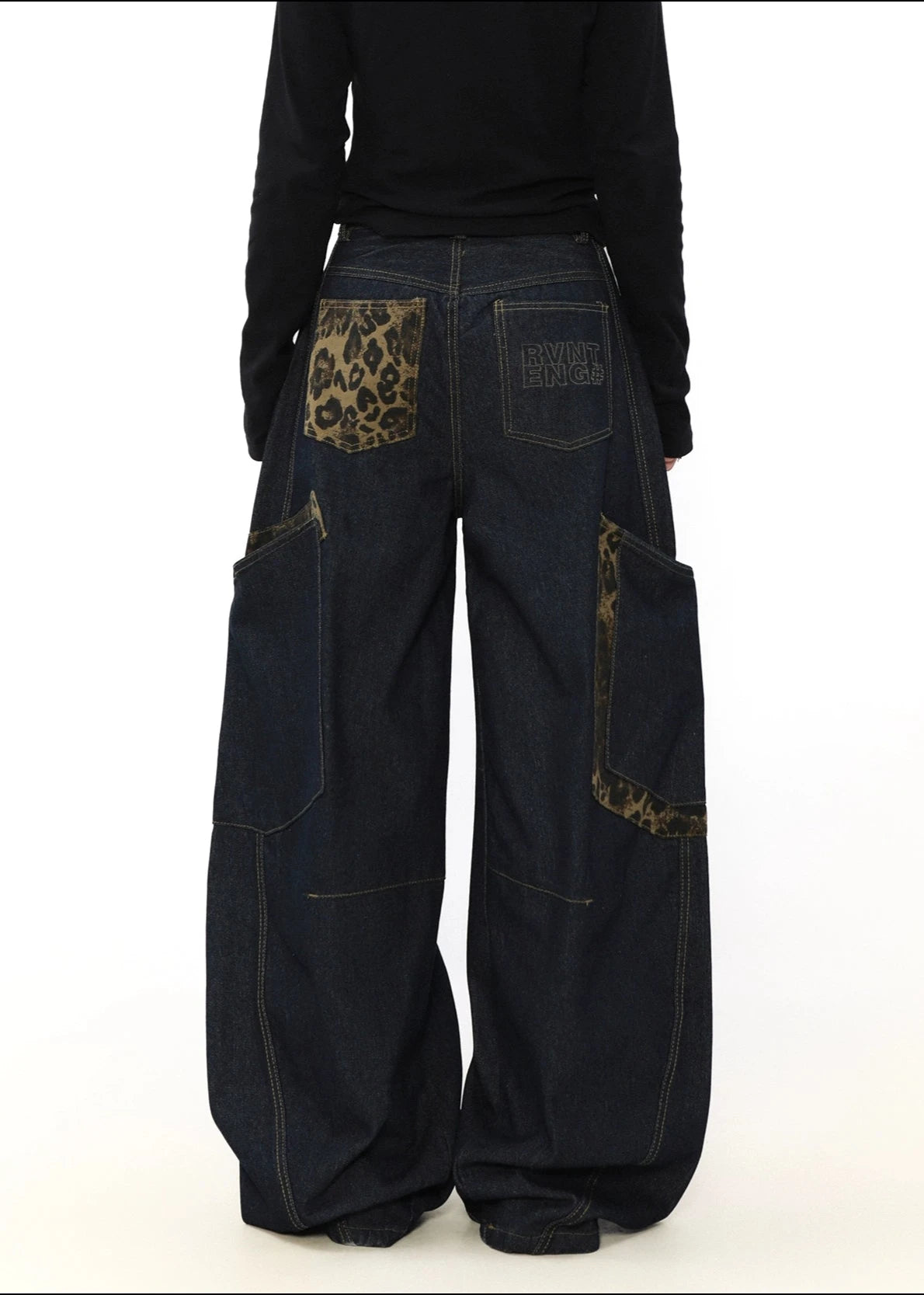 pocket leopard street denim gm16054