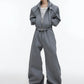 shiny loose sweat pants gm16294