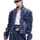 dirty old washed denim jacket gm16300