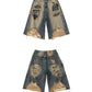 Vintage Damage Denim Half Pants gm16426