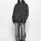 washed velvet hoodie gm16347