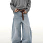 washed light blue denim gm16266