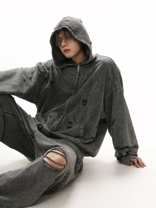 hooded cardigan jacket gm15282