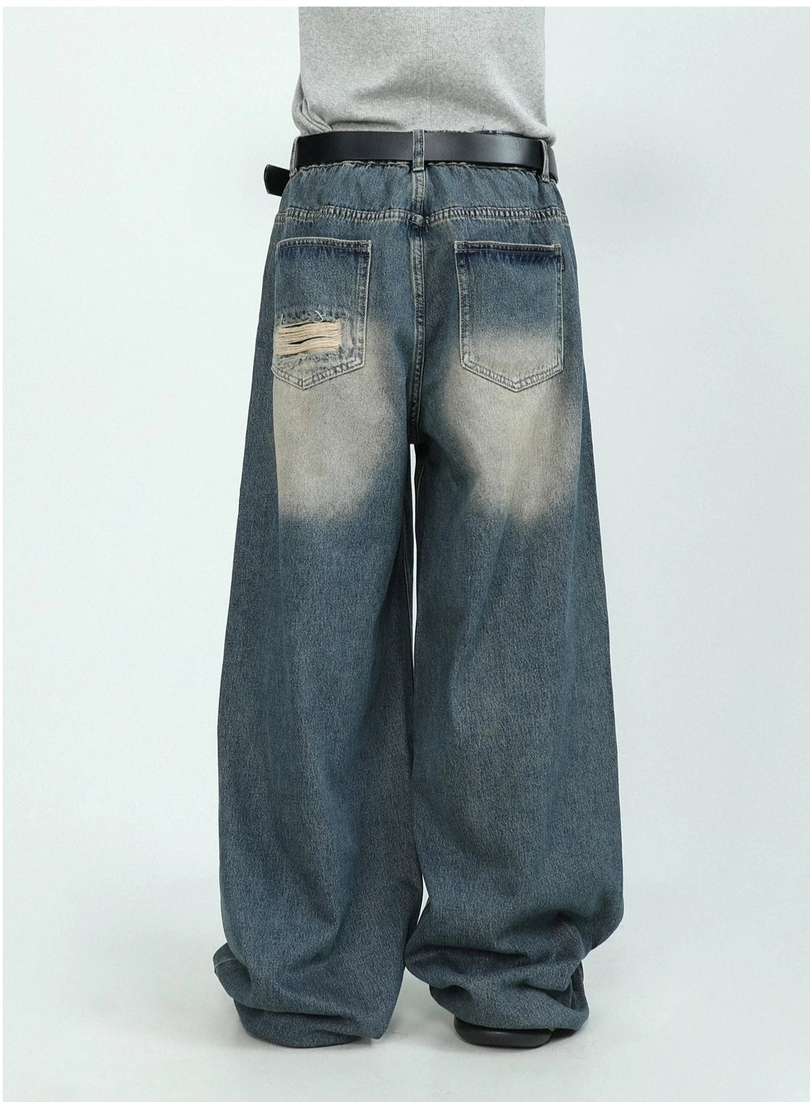 damage fake street denim gm15520