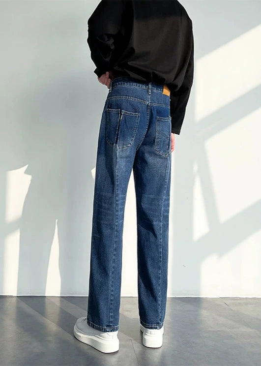 washed straight  denim gm15940