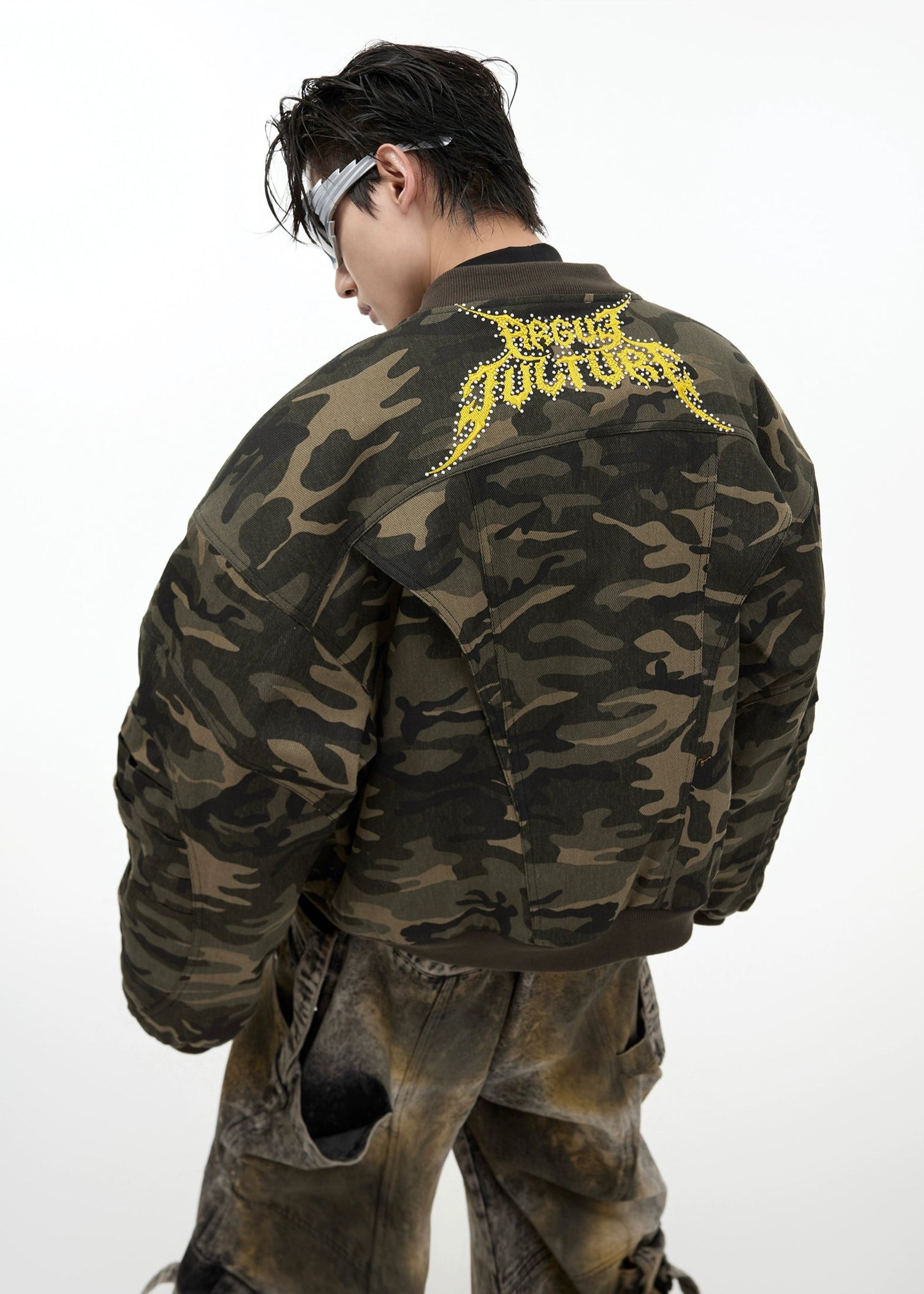 camouflage bomber jacket gm16381