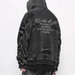 back letter washed hoodie gm16348