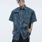 modern design short-sleeved shirt gm15300