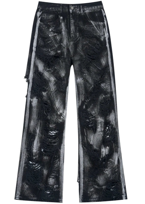 street damage denim pants gm16302