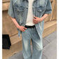 line denim fashin set up gm15199